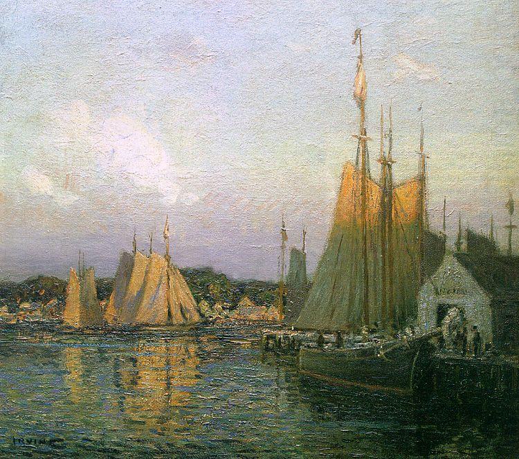 Evening in the Harbor, Wilson Irvine